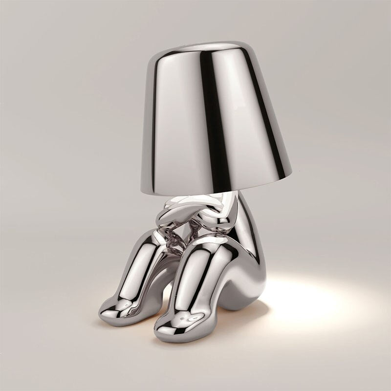 Lampe de Chevet - Schtroumpf doré