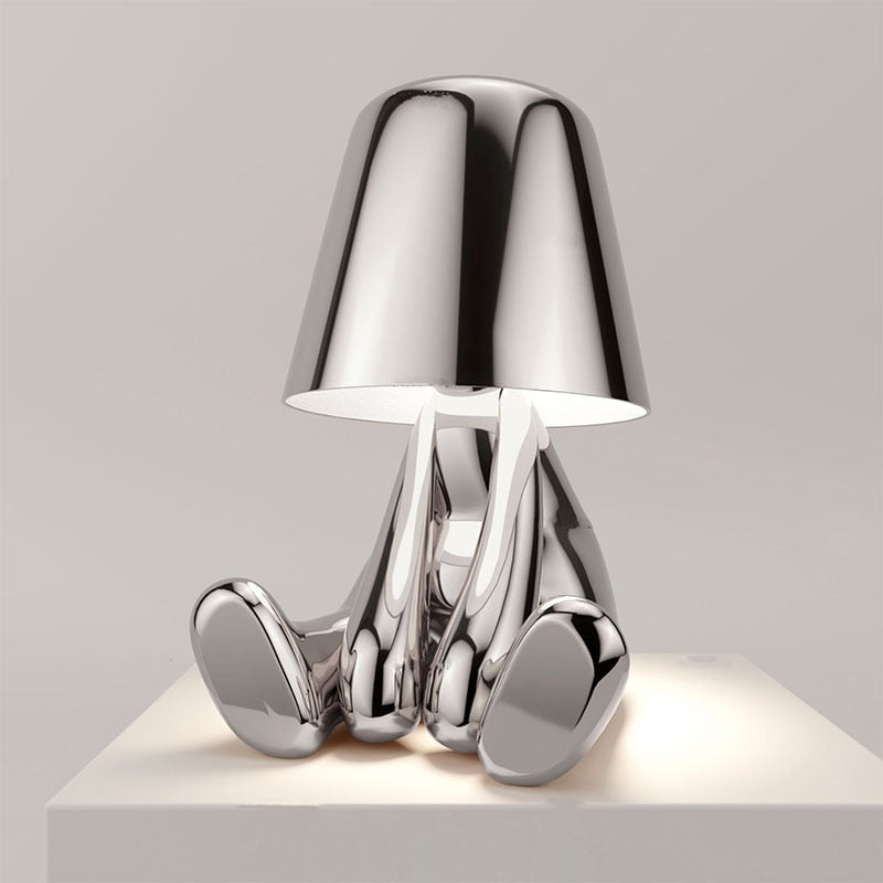 Lampe de Chevet - Schtroumpf doré