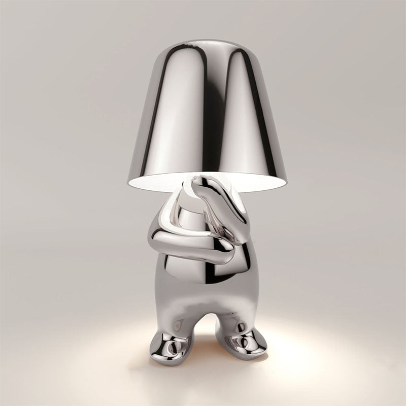 Lampe de Chevet - Schtroumpf doré