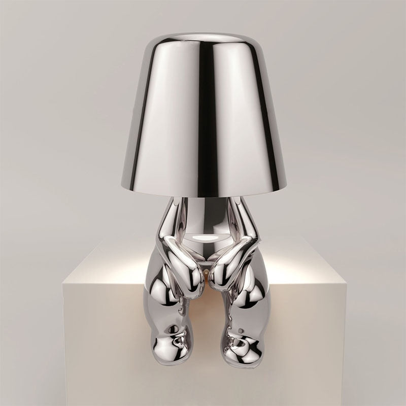 Lampe de Chevet - Schtroumpf doré