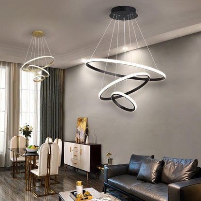 Suspension LED Orbitale – Élégance et Personnalisation Totale