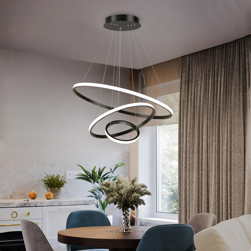 Suspension LED Orbitale – Élégance et Personnalisation Totale