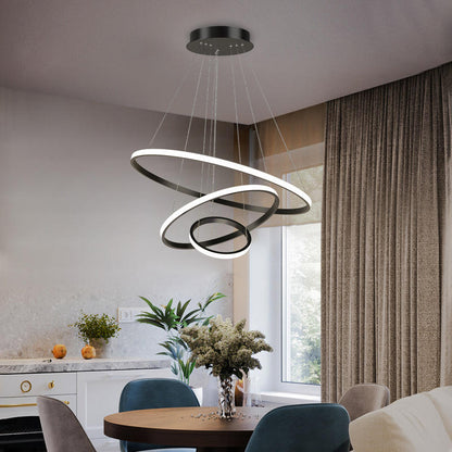 Suspension LED Orbitale – Élégance et Personnalisation Totale