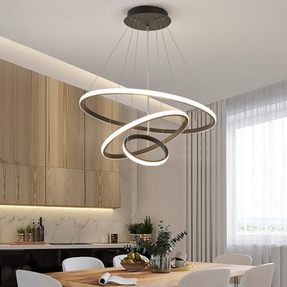 Suspension LED Orbitale – Élégance et Personnalisation Totale