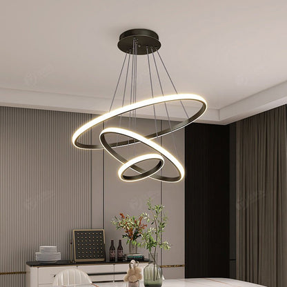 Suspension LED Orbitale – Élégance et Personnalisation Totale