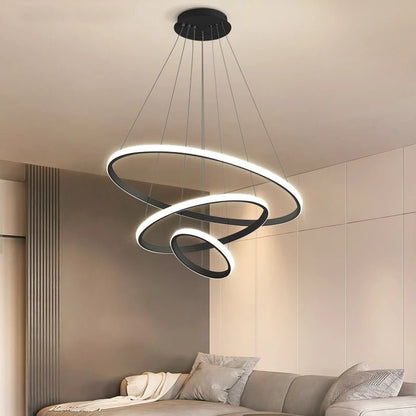 Suspension LED Orbitale – Élégance et Personnalisation Totale