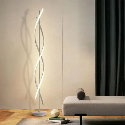 Lampadaire Helixa – La Danse de la Lumière