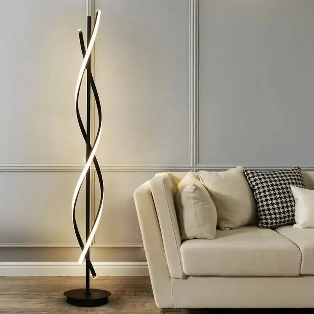 Lampadaire Helixa – La Danse de la Lumière