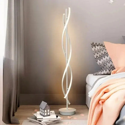 Lampadaire Helixa – La Danse de la Lumière
