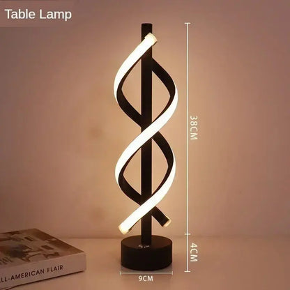 Lampadaire Helixa – La Danse de la Lumière