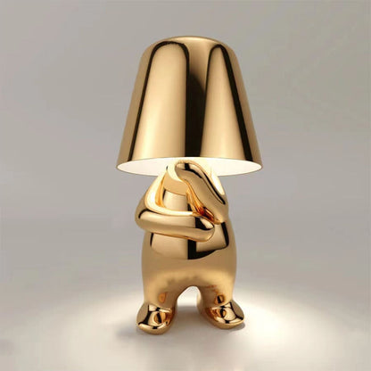 Lampe de Chevet - Schtroumpf doré