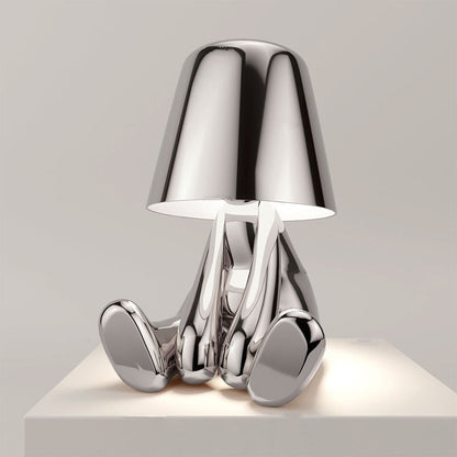 Lampe de Chevet - Schtroumpf doré
