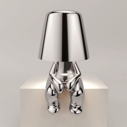 Lampe de Chevet - Schtroumpf doré