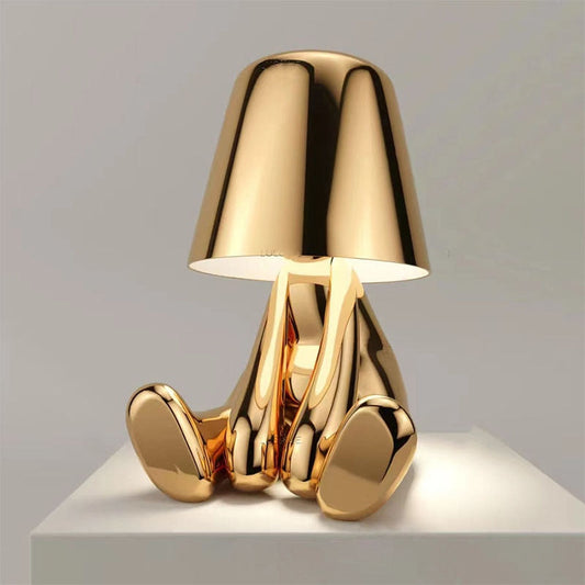 Lampe de Chevet - Schtroumpf doré