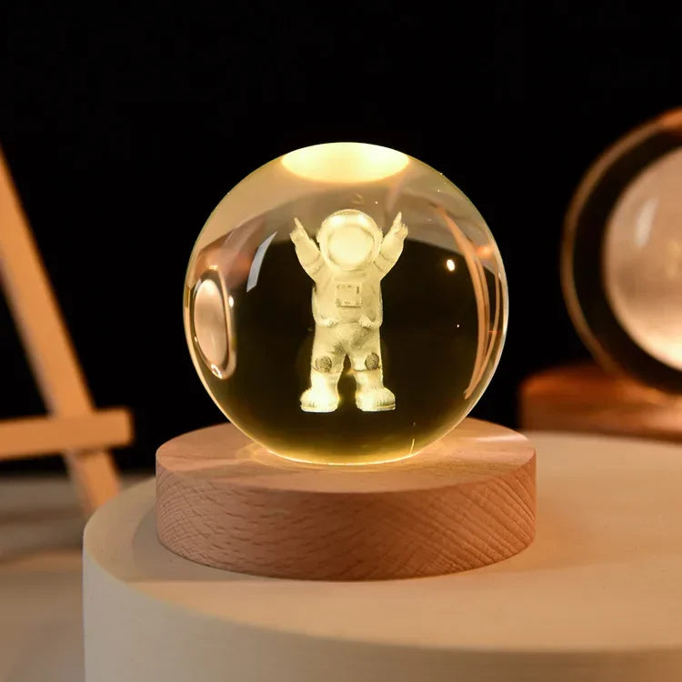Lampe Aura – L’Éclat Intime du Cristal