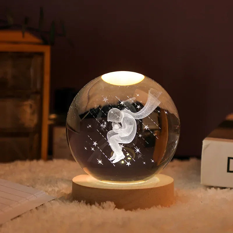 Lampe Aura – L’Éclat Intime du Cristal
