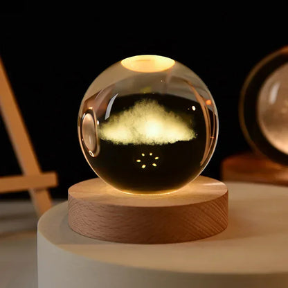 Lampe Aura – L’Éclat Intime du Cristal