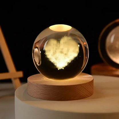 Lampe Aura – L’Éclat Intime du Cristal