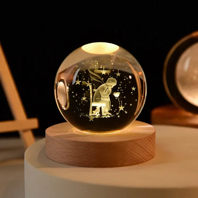 Lampe Aura – L’Éclat Intime du Cristal