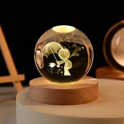 Lampe Aura – L’Éclat Intime du Cristal
