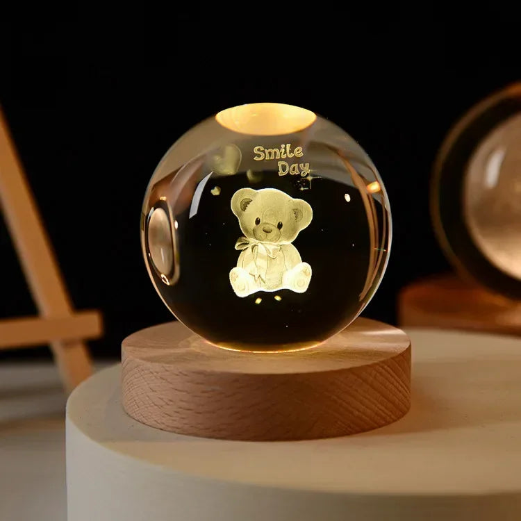 Lampe Aura – L’Éclat Intime du Cristal