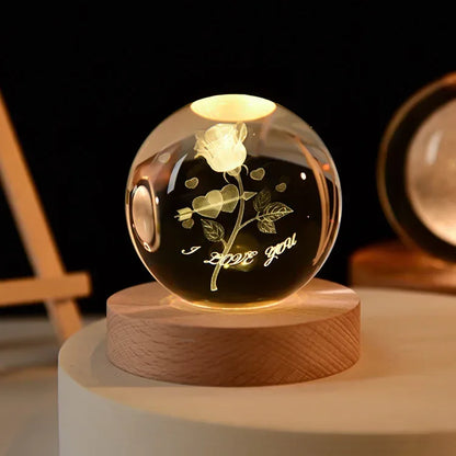 Lampe Aura – L’Éclat Intime du Cristal