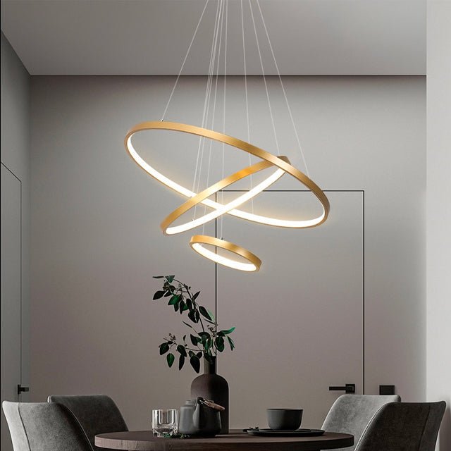 Suspension LED Orbitale – Élégance et Personnalisation Totale