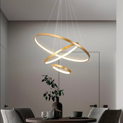 Suspension LED Orbitale – Élégance et Personnalisation Totale