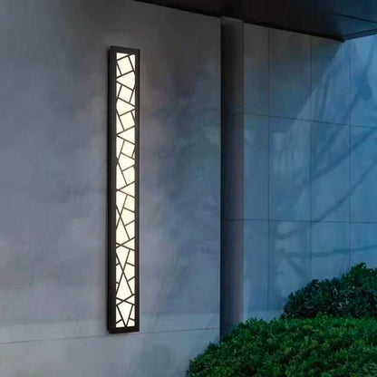 Applique Murale Extérieur Design – Éclairage Graphique et Élégant