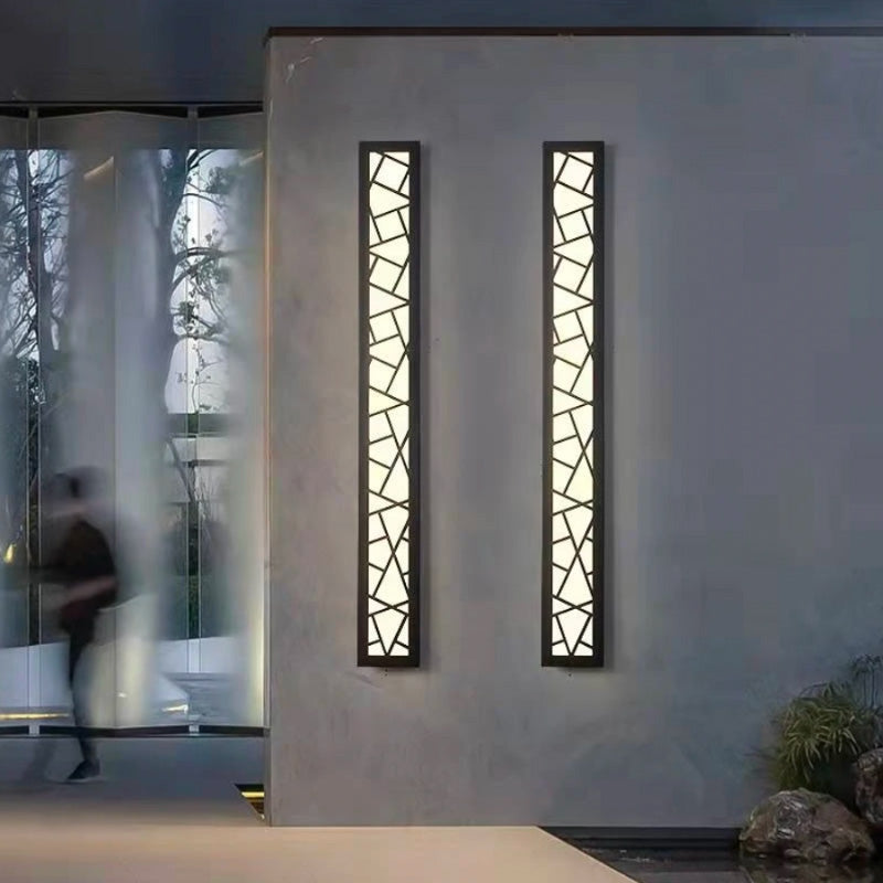 Applique Murale Extérieur Design – Éclairage Graphique et Élégant